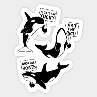 Orca Uprising Protest Sticker